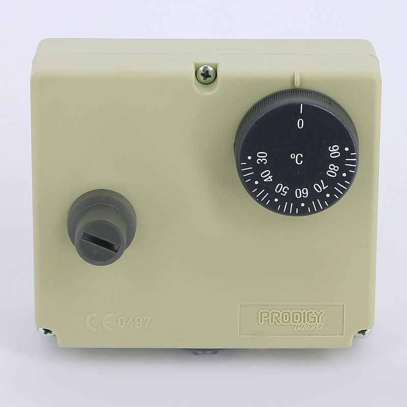 Термостат погружной с гильзой и предохранительным реле EMMETI 10А, 230В 02012060