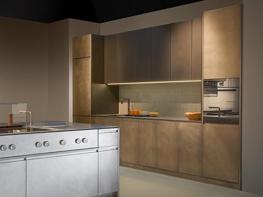 Xera by Arex Линейная кухня из нержавеющей стали со встроенными ручками sun-id-1378026 - Вид №1