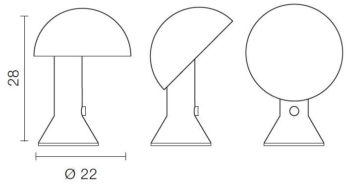 Martinelli Luce Регулируемая прикроватная лампа из пластмассы  685  - Вид №13