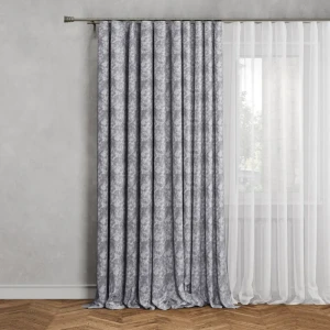 Штора на ленте Loft 160x280 см цвет серый 89376236 STLM-2072276