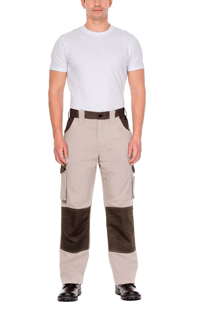 4973740 Костюм  NEW цвет серый песок с серым хаки STATUS  Летняя спецодежда  размер 52-54/170-176  - Вид №7