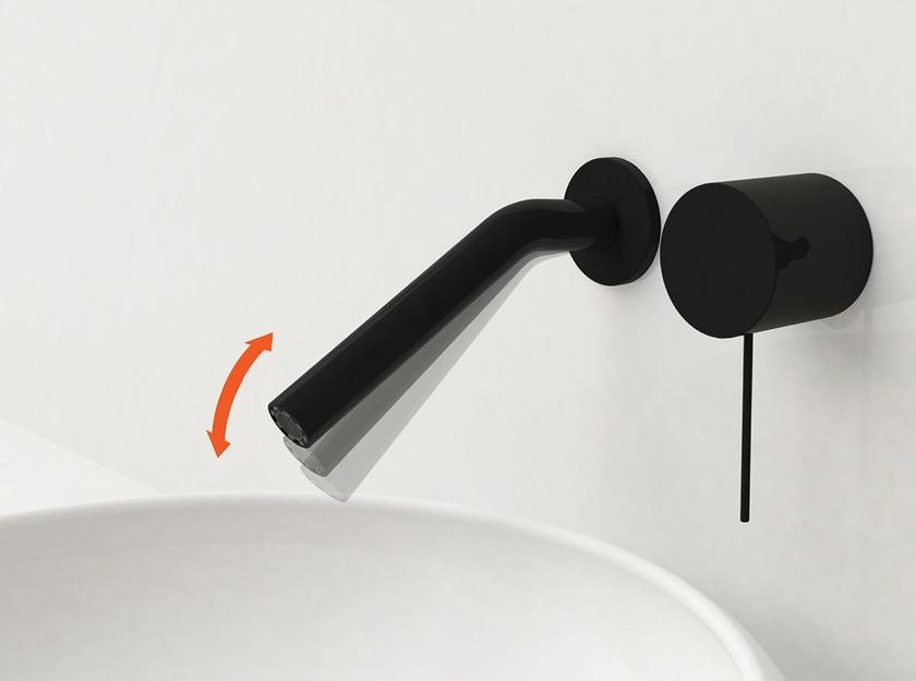 JUSTIME Смеситель для раковины, настенный, однорычажный, на 2 отверстия Lucky 7 6777-x2 - Вид №2