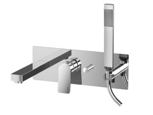 Встраиваемый смеситель для ванны/душа с ручным душем