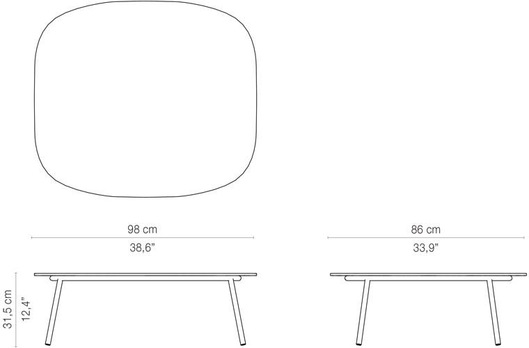 TRIBÙ Низкий прямоугольный садовый столик из керамики Tosca sun-id-1423413 - Вид №6