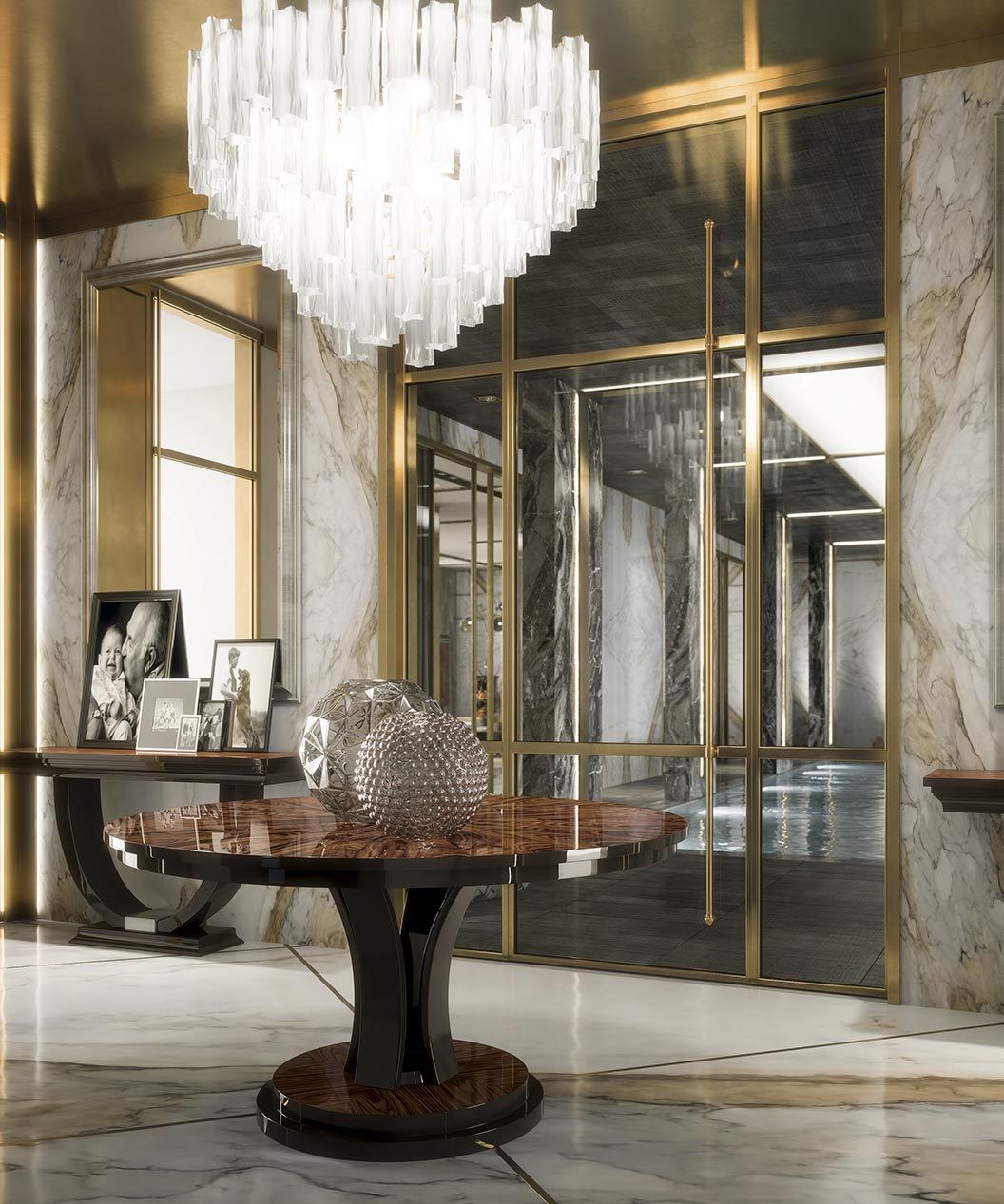 Прямоугольная консоль из шпона GUERRA VANNI Оскар ARCH-00047634 - Вид №3