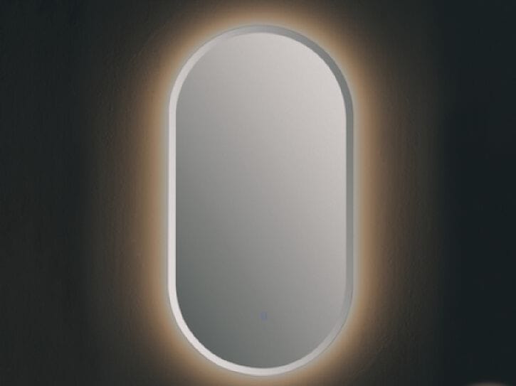 Овальное зеркало со встроенным настенным освещением Gaia Mobili Complements ARCH-00064343