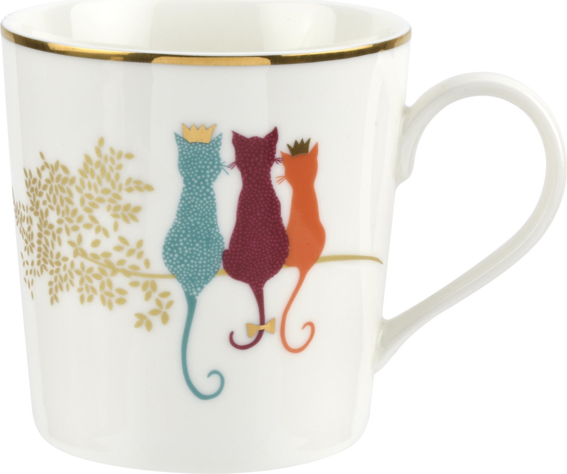 10667050 Portmeirion Кружка Portmeirion "Сара Миллер.Пикадилли.Коты" 340мл Фаянс 