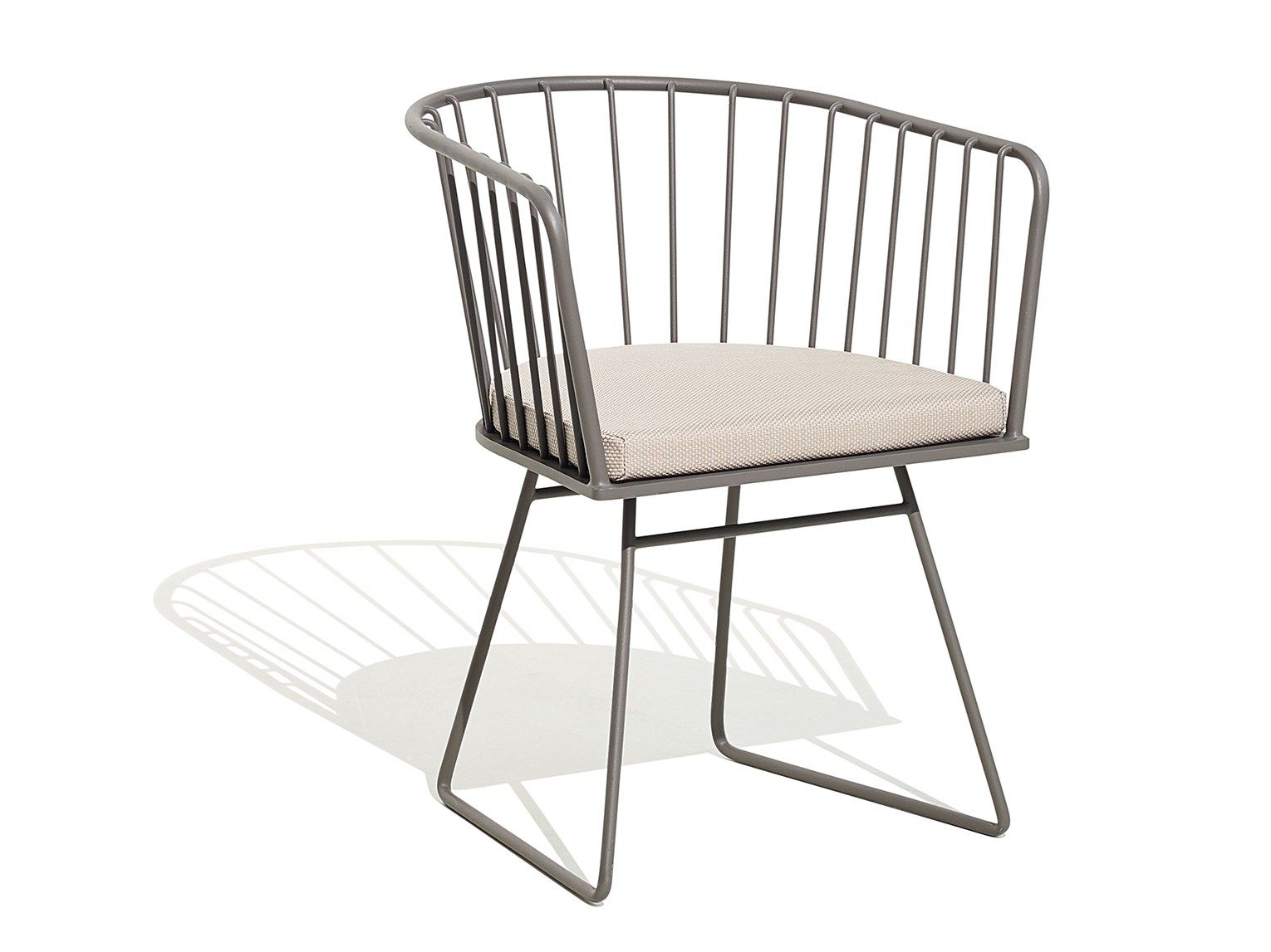 Алюминиевый стул с подлокотниками Bivaq Illa ARCH-00092820 - Вид №1