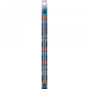 191465 Спицы PRYM прямые алюминий d 4.0 мм 35 см с наконечниками PRYM