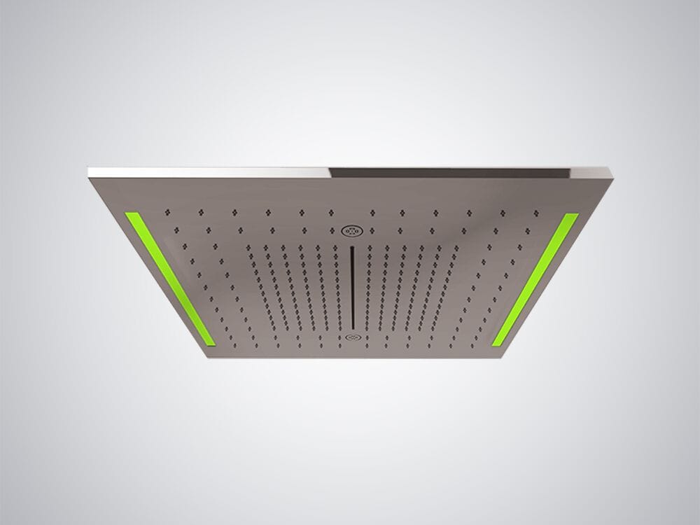 Регулируемая квадратная душевая головка из нержавеющей стали Fontana Showers цветок воды ARCH-00092216