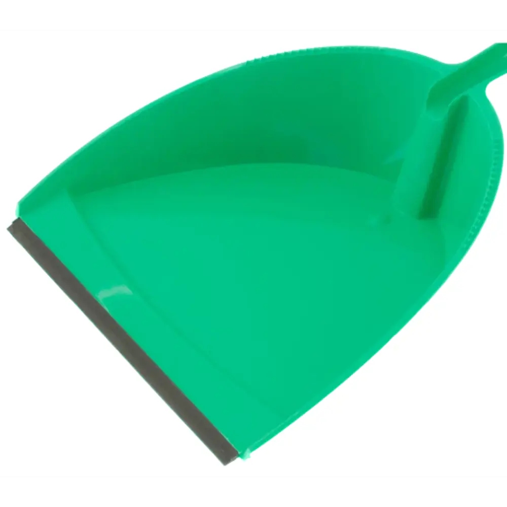 Совок Home Palisad 32.5x20.5 см с резиновой кромкой цвет зеленый STLM-2055845 - Вид №1