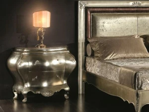 SCAPPINI & C Прикроватная тумбочка из листового серебра с ящиками 35th anniversary 2087