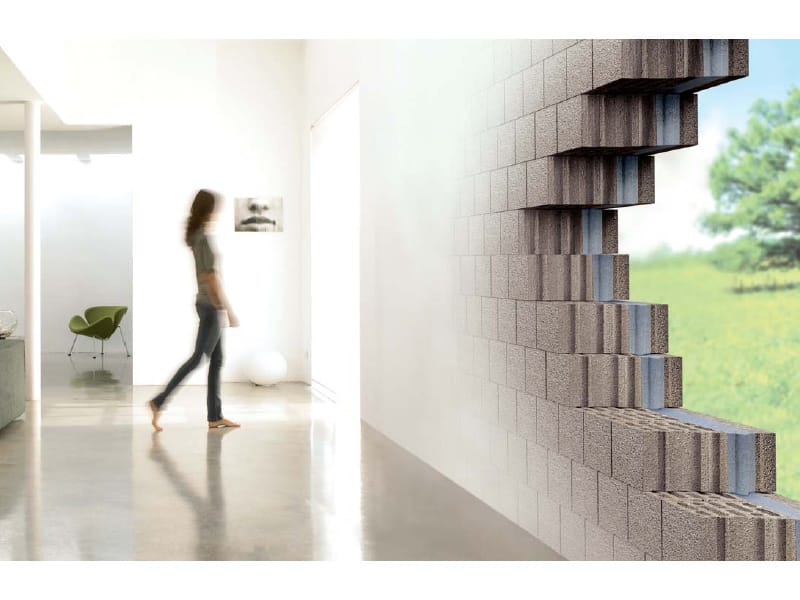 Теплоизоляционные многослойные блоки для несущей и буферной кладки A.N.P.E.L Lecablocco C. A. M ARCH-00093455 - Вид №1