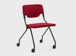 Тканевый стул с открытой спинкой