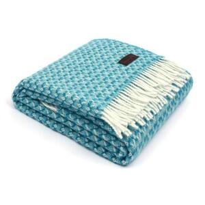 Плед Brias Triangle, 130х180 см, изумрудный