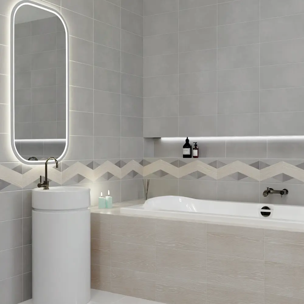 Плитка настенная Mersey Wood A0554D14101 20x40 см 1.6 м² матовая цвет бежевый Santreyd STLM-2055225 - Вид №5