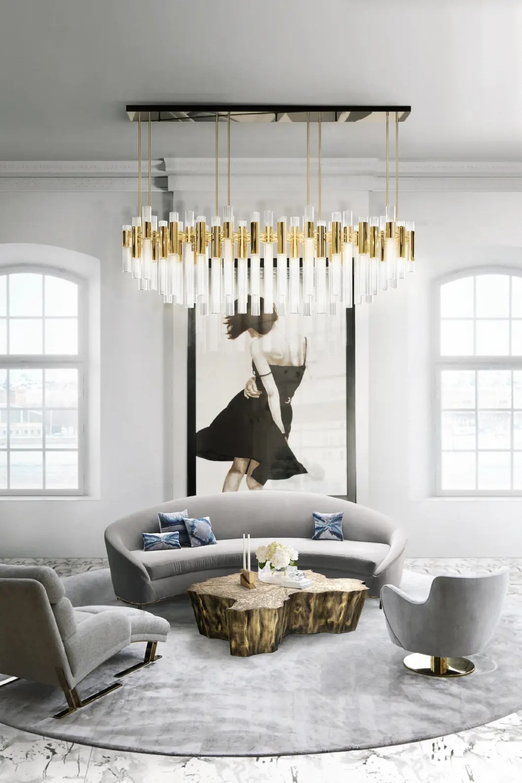 Прямоугольная подвеска LUXXU Waterfall 49 - Вид №4