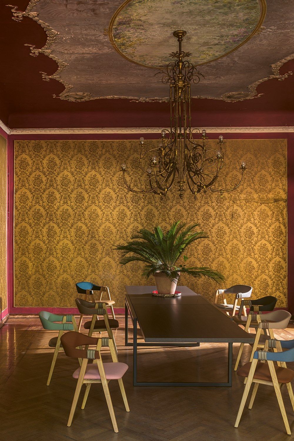 Деревянный штабелируемый стул с подлокотниками MOROSO Матильда ARCH-00136807 - Вид №8