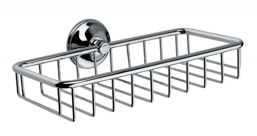 11013 Прямоугольная корзина. Bongio Fleur Blanc&Noir 