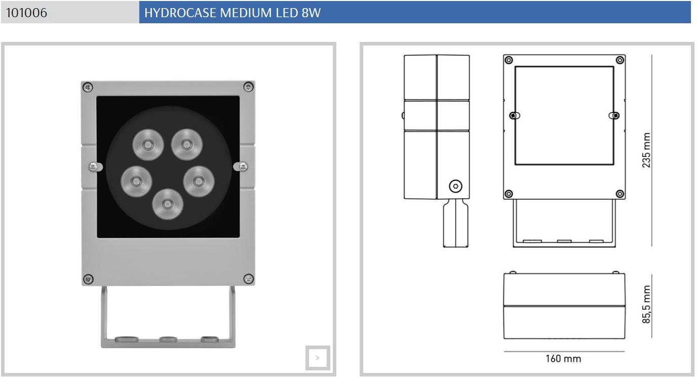 PUK Регулируемый светодиодный проектор для улицы из литого под давлением алюминия sun-id-1487434 - Вид №64