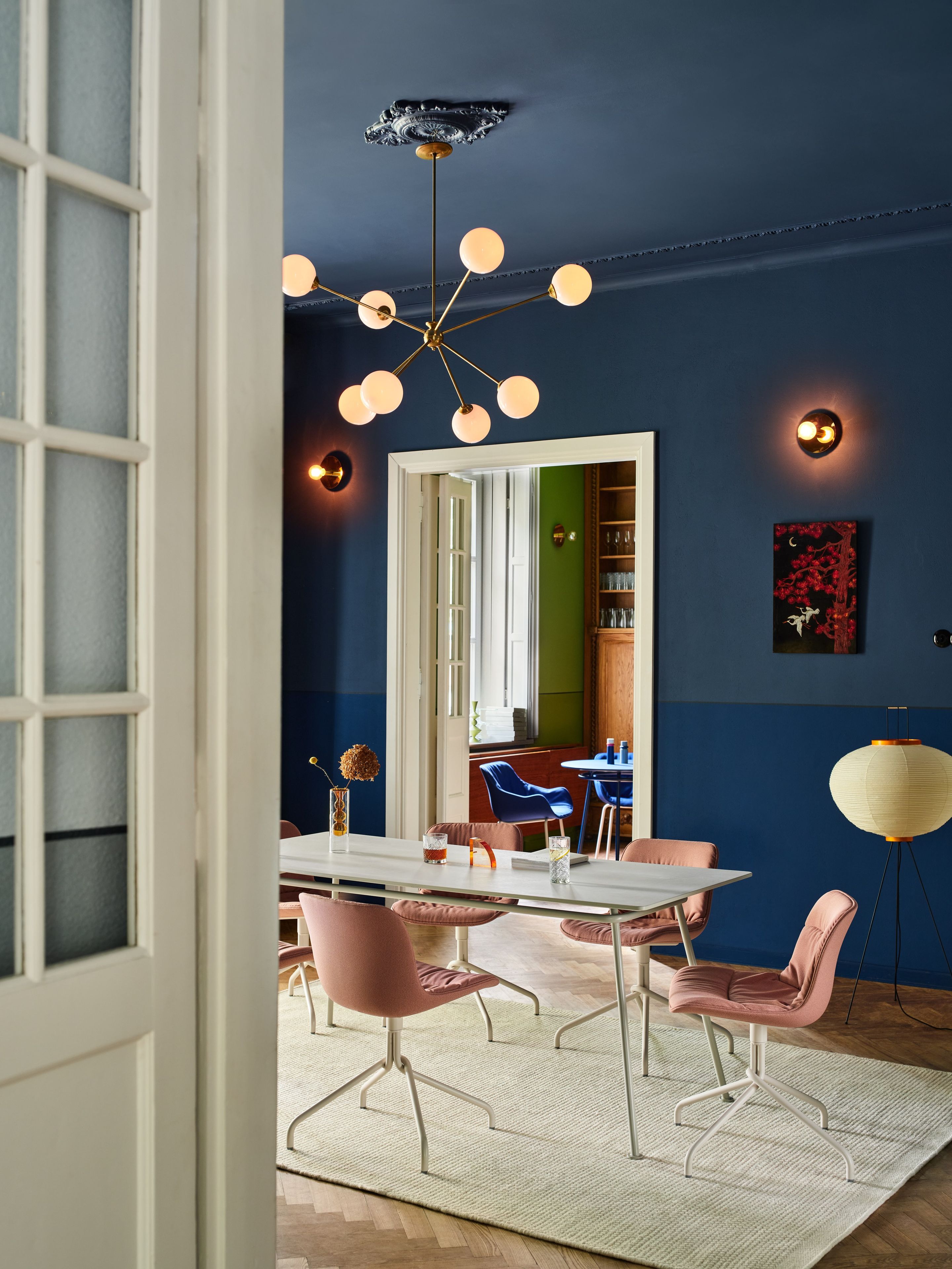 Металлический прямоугольный обеденный стол MDD новая школа ARCH-00148415 - Вид №13