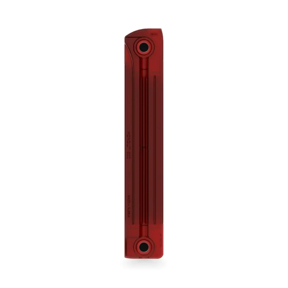 Радиатор секционный Rifar Monolit M50010RAL3011 500/100 10 секций боковое подключение биметалл бордо 82560813 STLM-2142923 - Вид №2