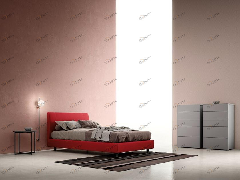 Zalf Кровать двуспальная с обивкой sun-id-1354725