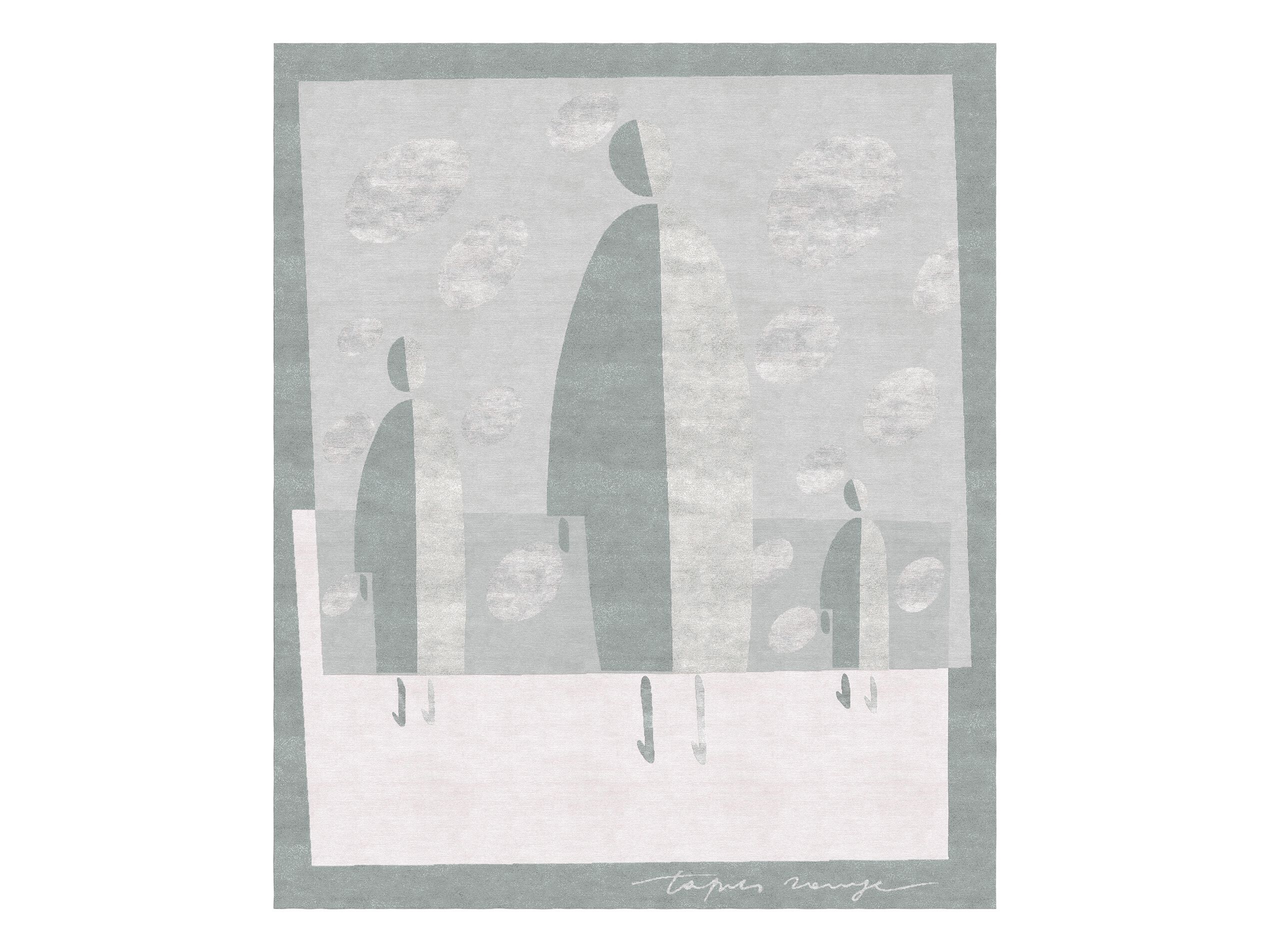 Прямоугольный ковер ручной работы Tapis Rouge Ambiance ARCH-00031455