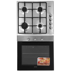 9280252 Духовой шкаф электрический Simfer B6EM16001 + Варочная поверхность газовая Simfer H60Q40M400