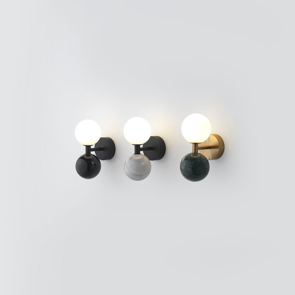 Aromas A1280 old gold/green marble бра старое золото зеленый мрамор Dalt 120748 - Вид №1