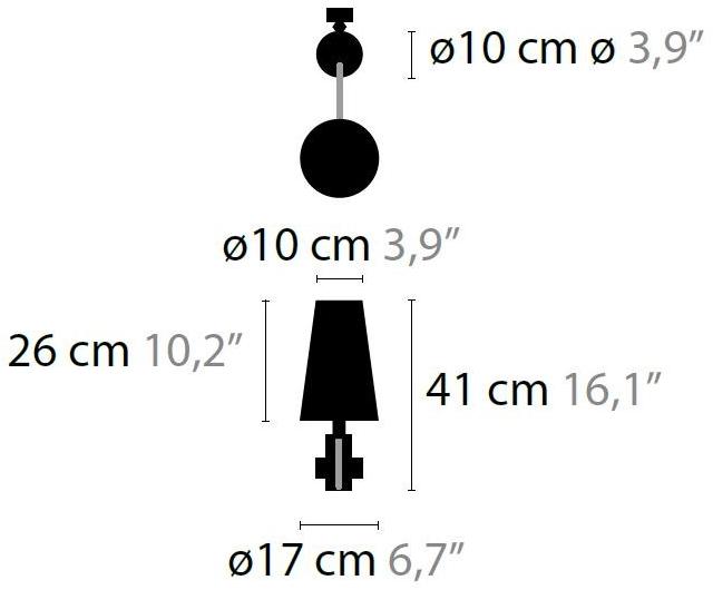 ILFARI Бра с прямым и отраженным светом из хрусталя с фиксированным кронштейном Arabian pearls 10150/10151 - Вид №1