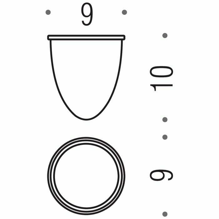 B1852 Стакан (стекло) COLOMBO KHALA Colombo Design - Вид №1