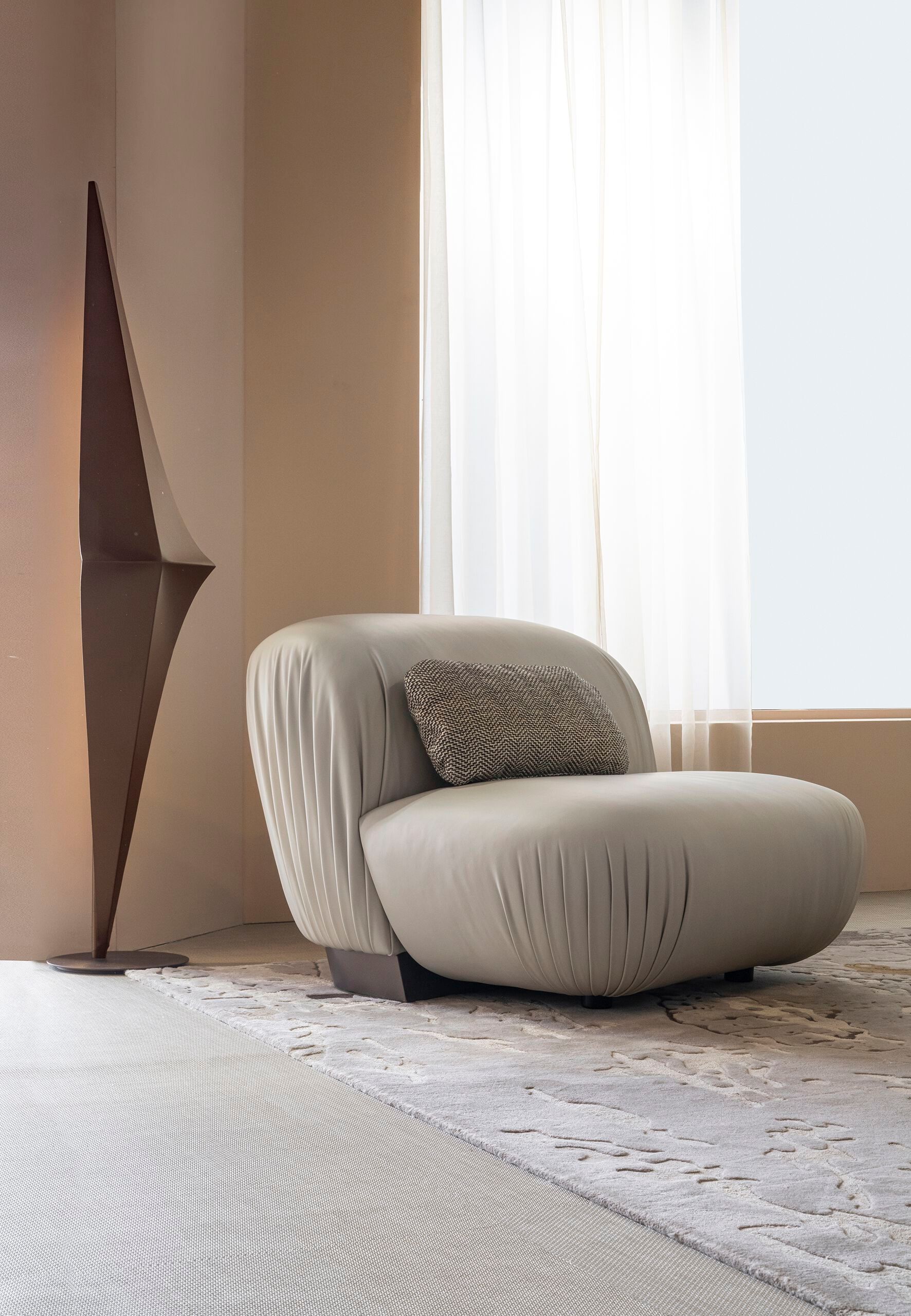 Кожаное кресло Bizzotto Italia Нара ARCH-00091325 - Вид №1