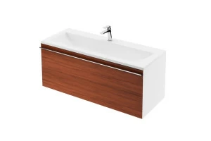 Тумба под умывальник SD 800 Clear белая/белая