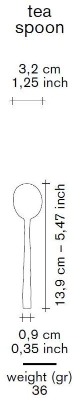 valerie_objects Ложка из нержавеющей стали  V8016004/b/c/g  - Вид №4