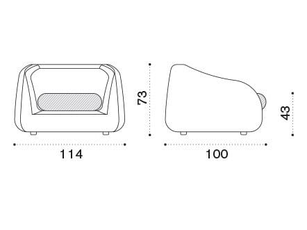 Ethimo EtWick ® садовое кресло с подлокотниками Phorma ARCH-00075519 - Вид №6