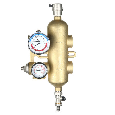 VT.VAR00.G.07 Гидравлическая стрелка (гидрострелка) Valtec 1 1/4"  - Вид №2