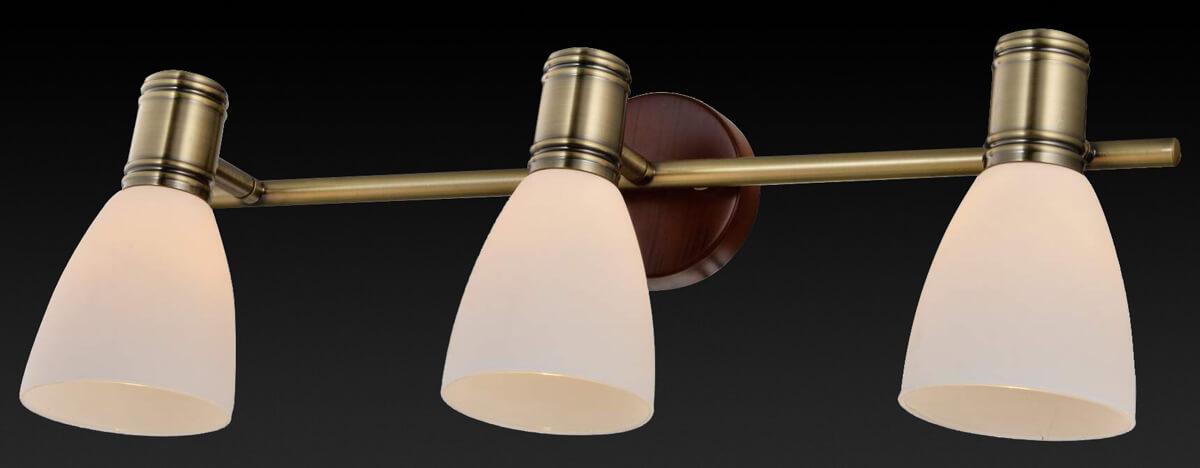 Спот настенный на 3 лампы белый Sharyl TL3720Y-03BB TOPLIGHT SHARYL 00-3924197 Белый;золото  - Вид №2