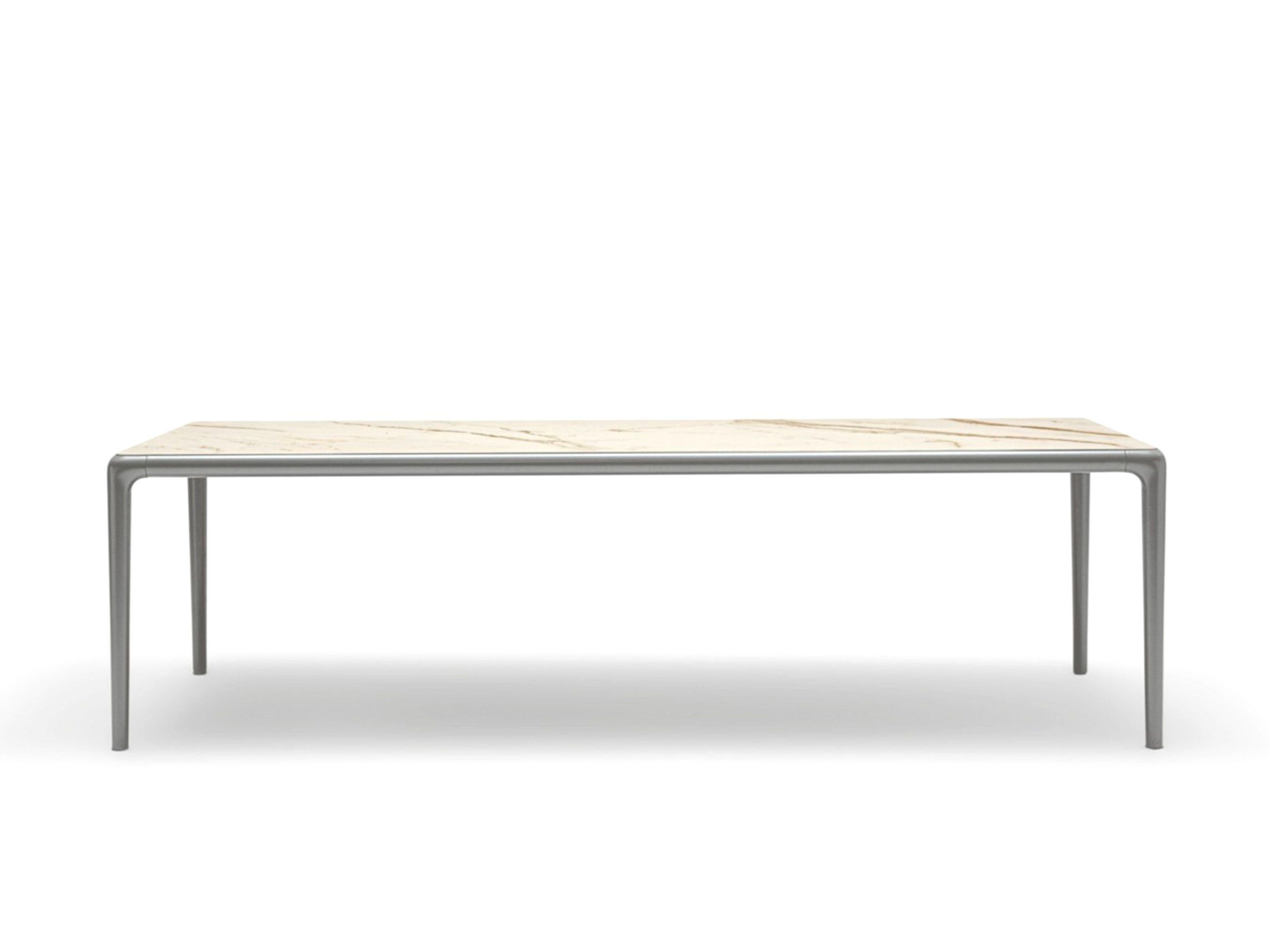 Прямоугольный садовый стол с мраморной столешницей Calacatta Rolf Benz Rolf Benz YOKO ARCH-00072486 - Вид №4