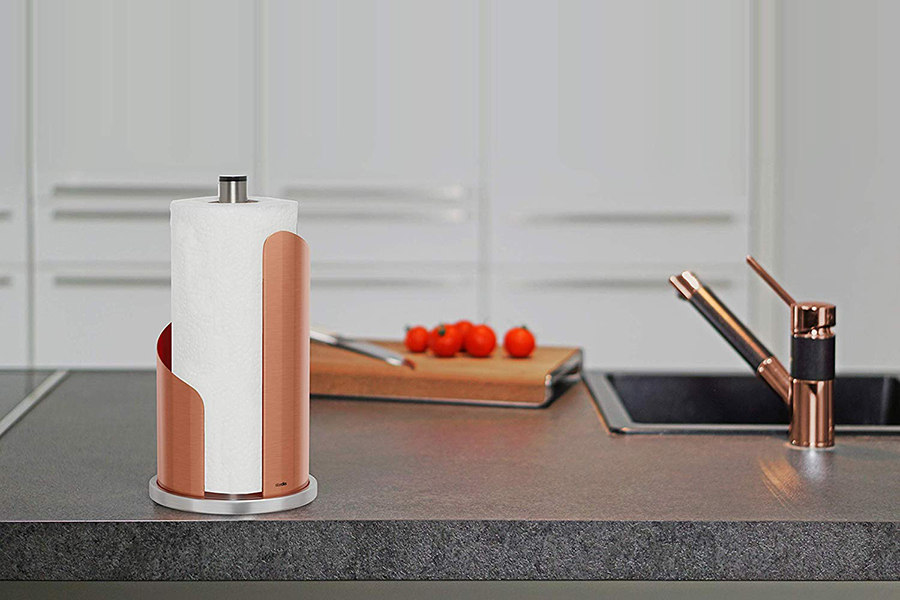 242108 Держатель для бумажных полотенец 30х15 см светло-розовый матовый Stardis  - Вид №1