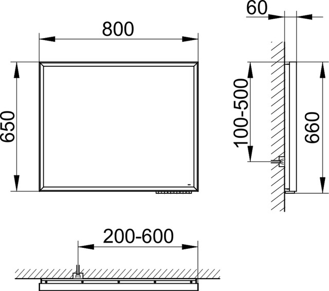 14597172000 Зеркало с подсветкой KEUCO Royal Lumos - Вид №6