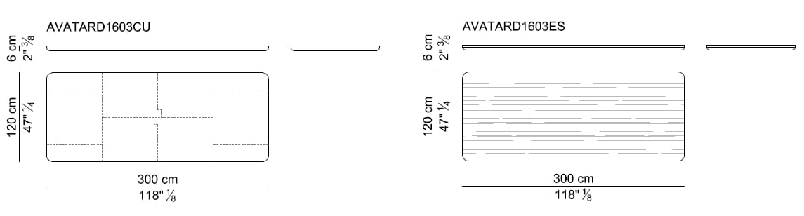 Деревянный прямоугольный стол для совещаний с кожаной обивкой i 4 Mariani Аватар ARCH-00063304 - Вид №3