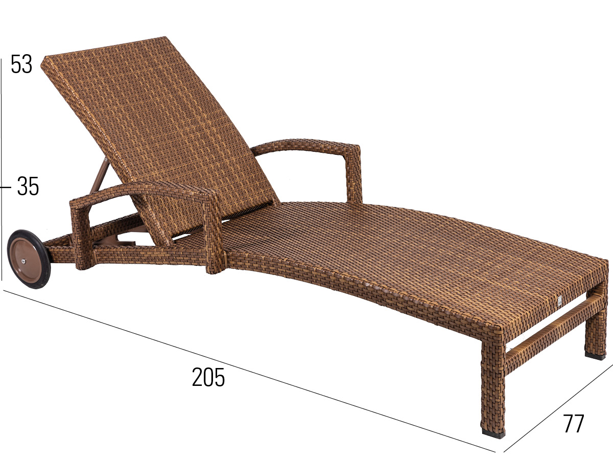 68.00.0327 Табачный шезлонг Bellini Mbm  - Вид №2