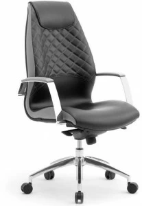 Leyform Поворотное кожаное кресло для руководителей с подголовником  1500