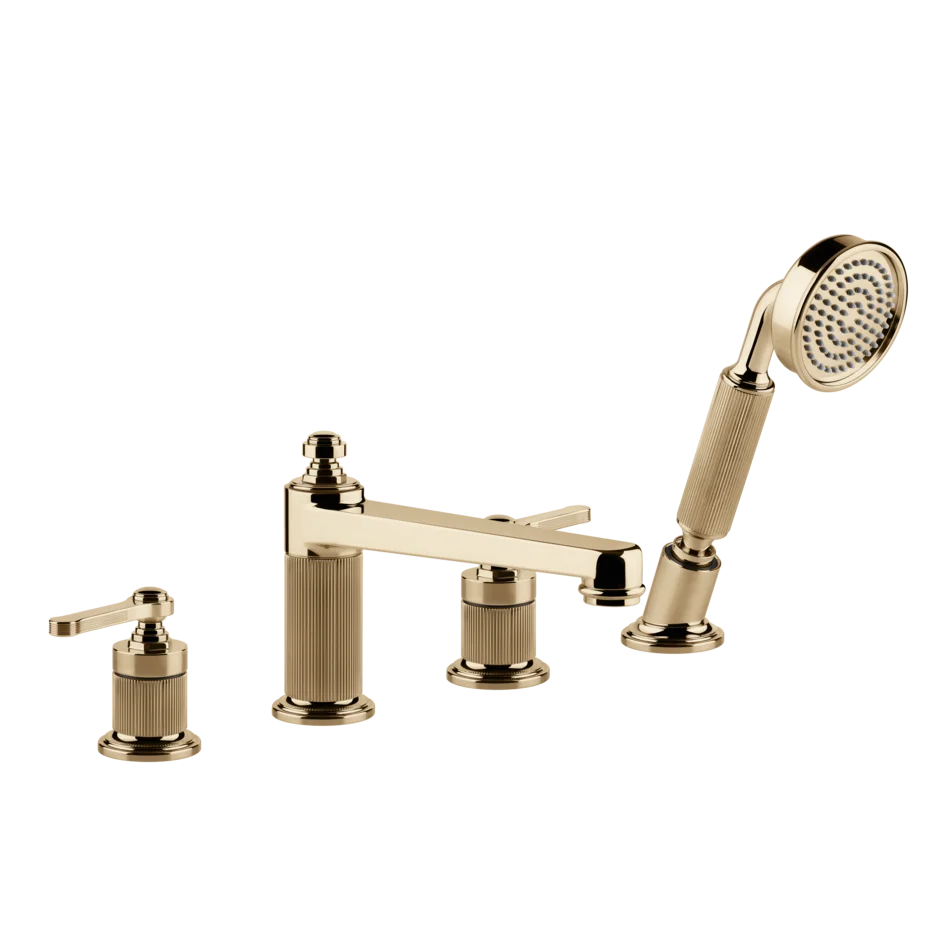 Смеситель для ванны 65045 735 Gessi Venti20 ТЕПЛАЯ БРОНЗА PVD 65045735