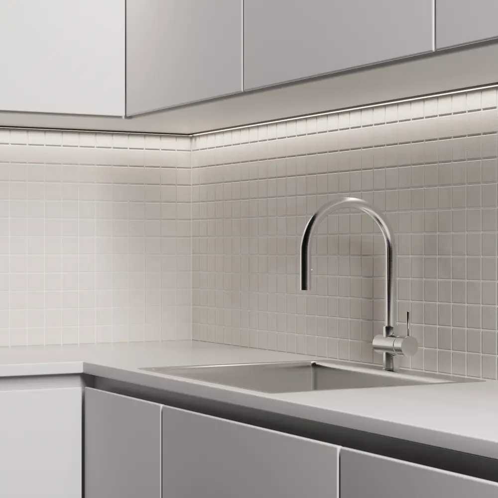 Мозаика керамическая Smart Mosaic Homework Grey Glossy 30.6x30.6 см цвет серый 82909311 STLM-2139790 - Вид №3