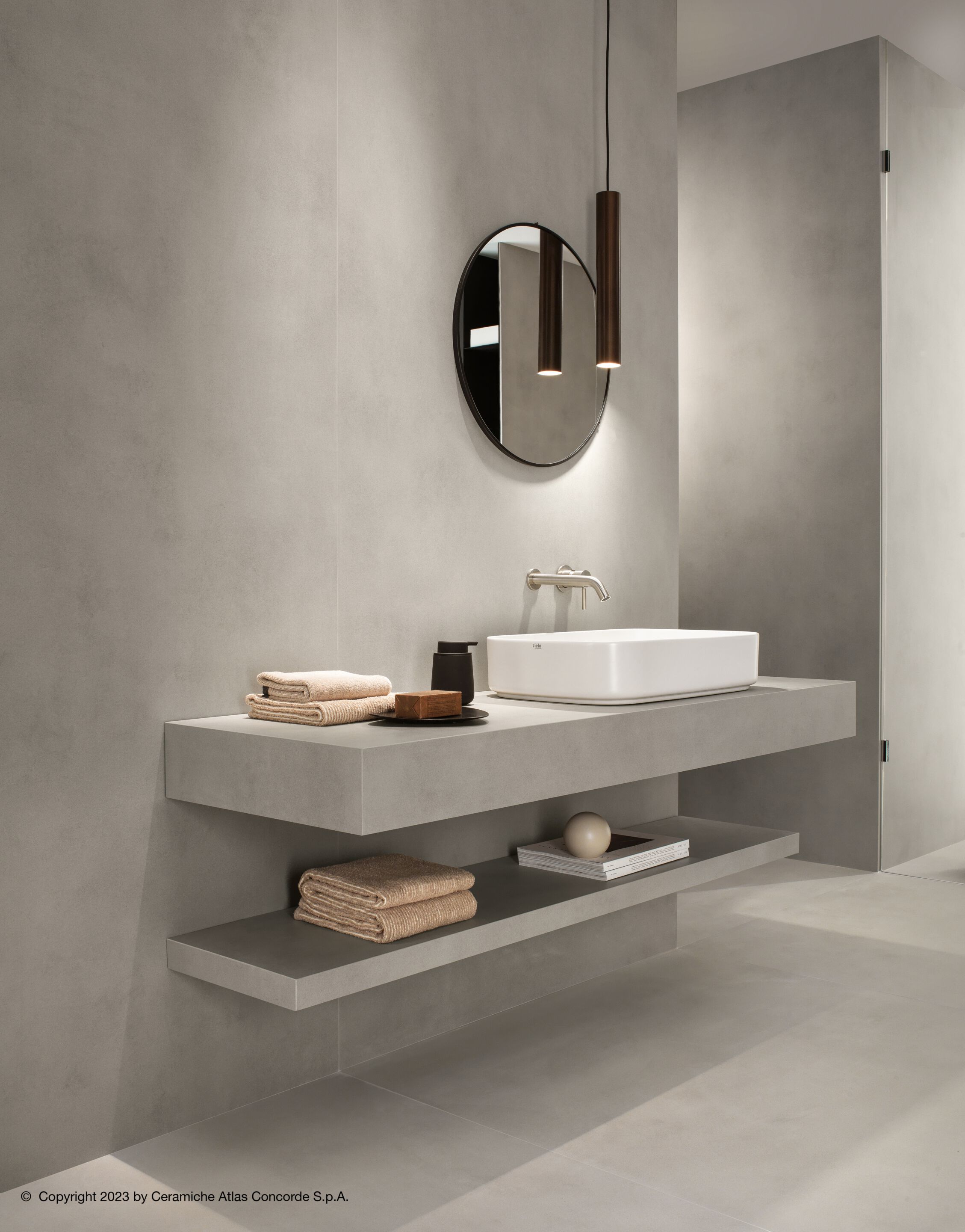 Пол / керамогранит с эффектом цемента Atlas Concorde Boost Balance ARCH-00002208 - Вид №28