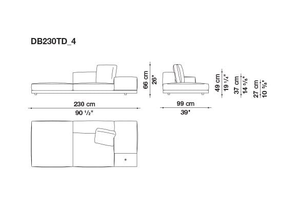 Кожаный диван B&B Italia док ARCH-00106863 - Вид №56