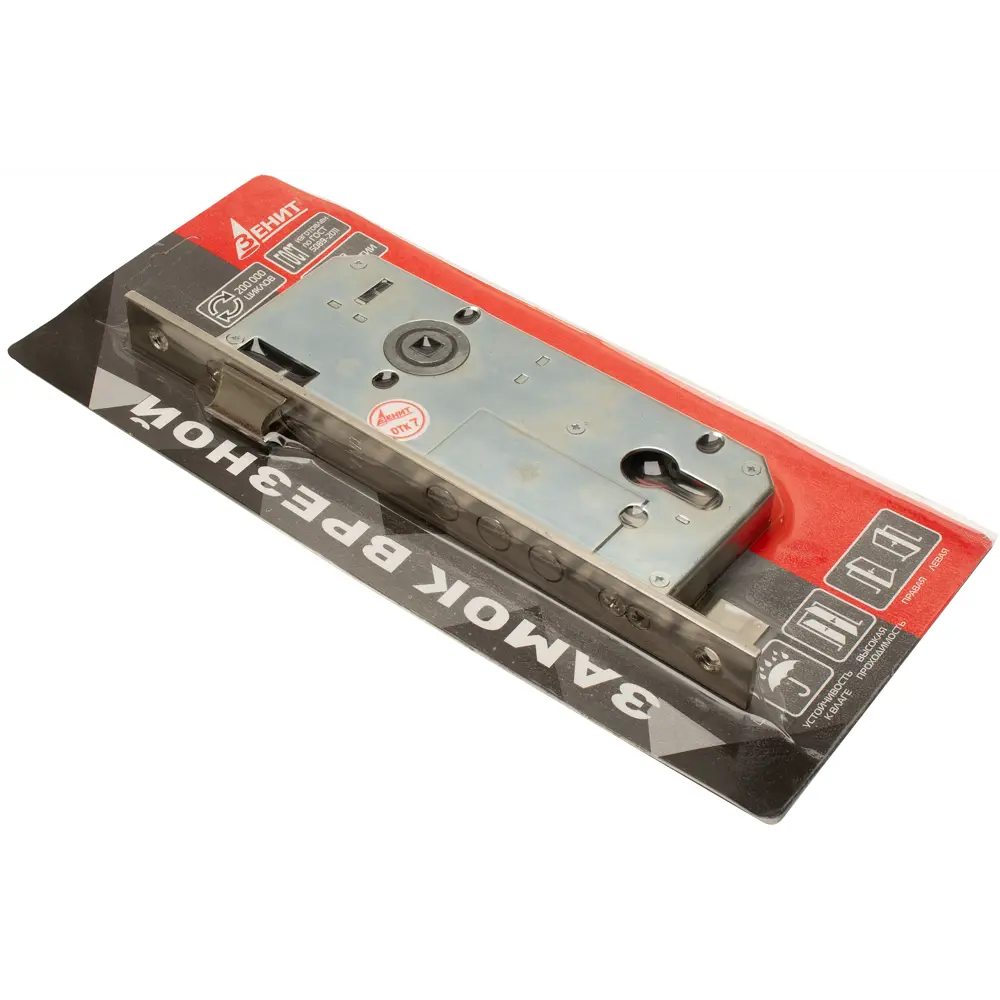 ЗЕНИТ ЗВ4-85 — универсальный врезной замок с хромированным покрытием 82490861 STLM-0028433 - Вид №2