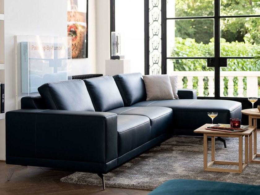 Recor Home 3-х местный кожаный диван с шезлонгом sun-id-1392585 - Вид №1